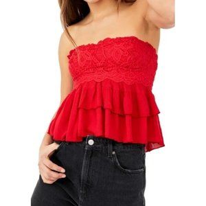 Free People Adella Strapless Underwire Camisole Corset Top Size M
